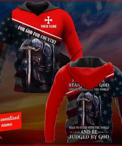 I Would Rather Stand With God And Be Judged By The World Than To Stand With The World And Be Judged By God Microflecee Hoodie/Zip Hoodie - For Men and Women