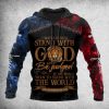 I Would Rather Stand With God And Be Judged By The World Than To Stand With The World And Be Judged By God Microflecee Hoodie/Zip Hoodie - For Men and Women