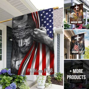 Bandera cristiana como regalo para el Día de Apreciación del Pastor