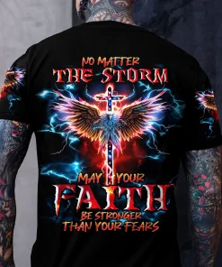No Matter The Storm Men's All Over Print Shirt