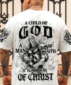A Warrior Of Christ Men's All Over Print Shirt