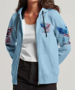 I Would Rather Stand With God Women's All Over Print Hoodie/Zip Hoodie