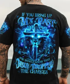 Jesus Dropped The Charges Lion Men's All Over Print Shirt
