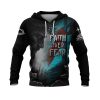 Faith Over Fear Cross & Lion Christian Hoodie