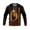 Faith Over Fear The Cross In The Storm Christian Hoodie