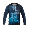 Faith Over Fear Cosmic Lion And Jesus Christian Hoodie