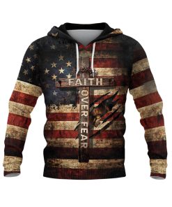 Faith Over Fear Unleash The Lion Within Christian Hoodie Faith Over Fear Unleash The Lion Within Christian Hoodie