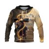 Faith Over Fear Lion & Cross Galaxy Glow Hoodie