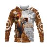 Faith Over Fear Lion Cross Hoodie