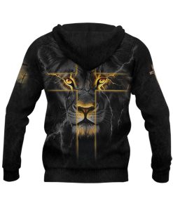 A Fierce Faith "Faith Over Fear" Lion And Lightning Hoodie