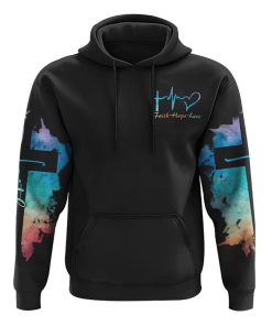 A Child Of God A Woman Of Faith Lion Warrior All Over Print 3D Hoodie, Christian Hoodie, Christian Sweatshirt, Bible Verse Shirt