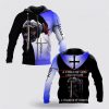 A Child Of God A Man Of Faith A Warrior Of Christ 3D Hoodies For Women Men, God 3D Printed Hoodie, Christian Apparel Hoodies