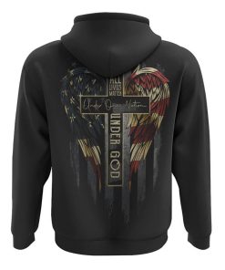 All Lives Matter Under One Nation Under God All Over Print 3D Hoodie, Christian Hoodie, Christian Sweatshirt, Bible Verse Shirt