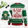 I Will Walk By Faith Even When Cannot See Lion Ugly Christmas Sweater - Christian Unisex Sweater - Religious Christmas Gift