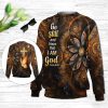 With God All Things Are Possible Ugly Christmas Sweater - Christian Unisex Sweater - Religious Christmas Gift