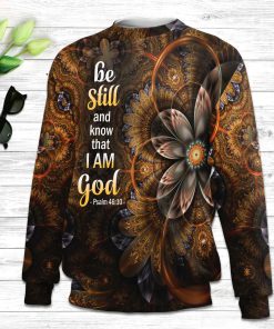Be Still And Know That I Am God Psalm 4610 Ugly Christmas Sweater - Christian Unisex Sweater - Religious Christmas Gifts