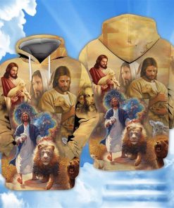 Beautiful Art Love Jesus God 3D Hoodie For Man And Women, Jesus Printed 3D Hoodie