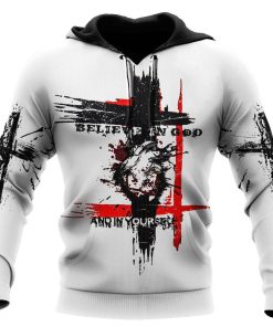 Believe In God And In Yourself God 3D Hoodie For Man And Women, Jesus Printed 3D Hoodie