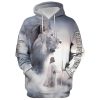 Christian Jesus Lion Hoodie For Men & Women, God 3D Printed Hoodie, Christian Apparel Hoodies