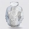 Christian Jesus Walks Cross 3D Hoodies For Women Men, God 3D Printed Hoodie, Christian Apparel Hoodies
