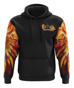 Cross Rose Wings Arm All Over Print 3D Hoodie, Christian Hoodie, Christian Sweatshirt, Bible Verse Shirt