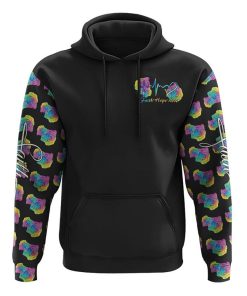 Cross Rose Wings Colorful All Over Print 3D Hoodie, Christian Hoodie, Christian Sweatshirt, Bible Verse Shirt