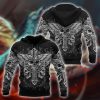 Cross Tattoo Beauty And Power God 3D Hoodie For Man And Women, Jesus Printed 3D Hoodie