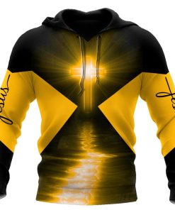 Cross Templer Jesus Is My Life My All My Everything God 3D Hoodie For Man And Women, Jesus Printed 3D Hoodie