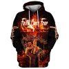 Cross Flowers 3D Hoodies For Women Men, God 3D Printed Hoodie, Christian Apparel Hoodies