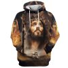 Easter Jesus 3D All Over Print Shirt Jesus Hoodie Men & Women, God 3D Printed Hoodie, Christian Apparel Hoodies