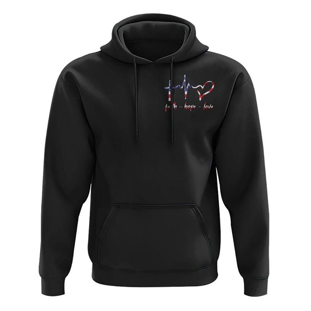 Don't Be Afraid Just Have Faith Jesus All Over Print 3D Hoodie, Christian Hoodie, Christian Sweatshirt, Bible Verse Shirt