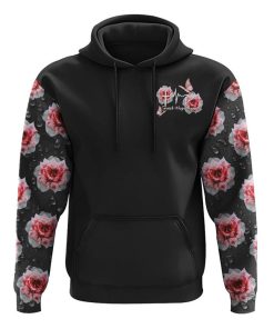 Drop Water Rose Cross Faith All Over Print 3D Hoodie, Christian Hoodie, Christian Sweatshirt, Bible Verse Shirt