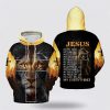Failth Over Fear Lion Jesus 3D Hoodie For Men & Women, God 3D Printed Hoodie, Christian Apparel Hoodies