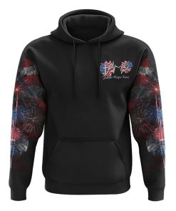 Faith America Flag Rose All Over Print 3D Hoodie, Christian Hoodie, Christian Sweatshirt, Bible Verse Shirt