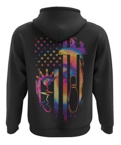 Faith Bowling Tie Dye Flag All Over Print 3D Hoodie, Christian Hoodie, Christian Sweatshirt, Bible Verse Shirt
