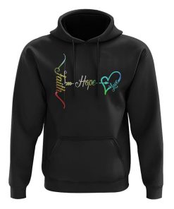 Faith Colorful Sunflower Flag All Over Print 3D Hoodie, Christian Hoodie, Christian Sweatshirt, Bible Verse Shirt