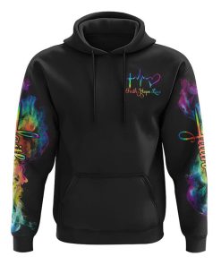 Faith Colorful Wings Cross Smoke All Over Print 3D Hoodie, Christian Hoodie, Christian Sweatshirt, Bible Verse Shirt