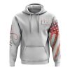 Faith Cross Blue Butterfly Smoke All Over Print 3D Hoodie, Christian Hoodie, Christian Sweatshirt, Bible Verse Shirt