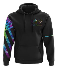 Faith Cross Wings Colorful All Over Print 3D Hoodie, Christian Hoodie, Christian Sweatshirt, Bible Verse Shirt