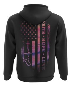 Faith Hope Love Beach Flag All Over Print 3D Hoodie, Christian Hoodie, Christian Sweatshirt, Bible Verse Shirt