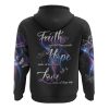 Faith Hope Love Beach Flag All Over Print 3D Hoodie, Christian Hoodie, Christian Sweatshirt, Bible Verse Shirt