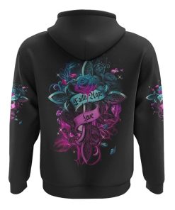 Faith Hope Love Cross Ribbon All Over Print 3D Hoodie, Christian Hoodie, Christian Sweatshirt, Bible Verse Shirt