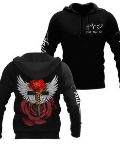 Faith Hope Love Cross Tattoo God 3D Hoodie For Man And Women, Jesus Printed 3D Hoodie