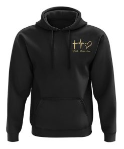Faith Hope Love Lion Brush Art All Over Print 3D Hoodie, Christian Hoodie, Christian Sweatshirt, Bible Verse Shirt