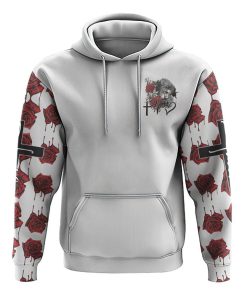 Faith Jesus Rose Watercolor All Over Print 3D Hoodie, Christian Hoodie, Christian Sweatshirt, Bible Verse Shirt
