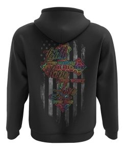 Faith Over Anxiety Hope Over Worry Love Over Fear All Over Print 3D Hoodie, Christian Hoodie, Christian Sweatshirt, Bible Verse Shirt