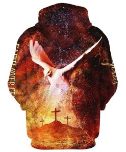 Faith Over Fear Jesus Hoodies Jesus Hoodie Men & Women, God 3D Printed Hoodie, Christian Apparel Hoodies
