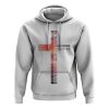Faith Over Fear Lion Jesus Cross Tie Dye All Over Print 3D Hoodie, Christian Hoodie, Christian Sweatshirt, Bible Verse Shirt