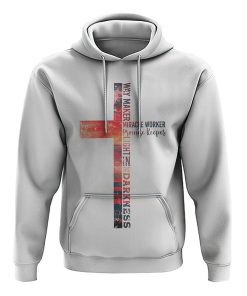 Faith Over Fear Painting Beach Flag All Over Print 3D Hoodie, Christian Hoodie, Christian Sweatshirt, Bible Verse Shirt