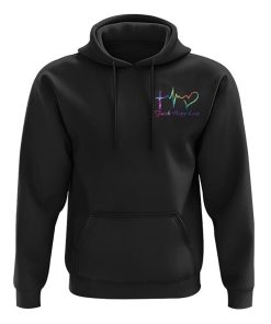 Faith Over Fear Wings Colorful All Over Print 3D Hoodie, Christian Hoodie, Christian Sweatshirt, Bible Verse Shirt
